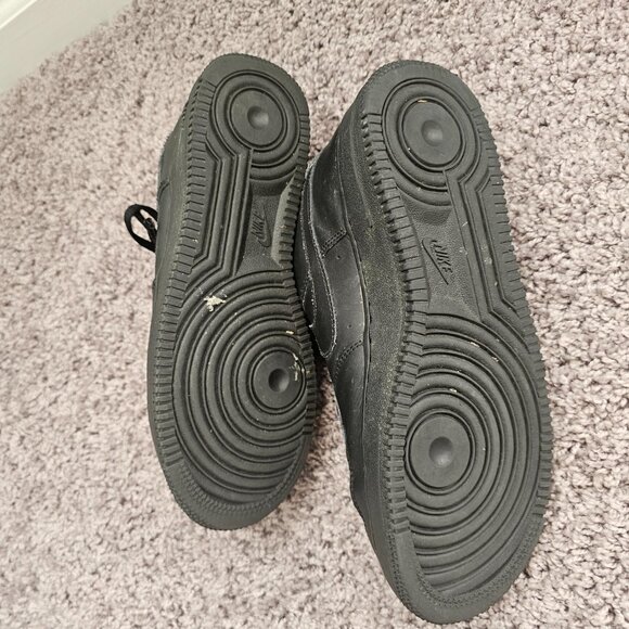 Nike Air Force 1 black size 7 youth - Picture 2 of 9